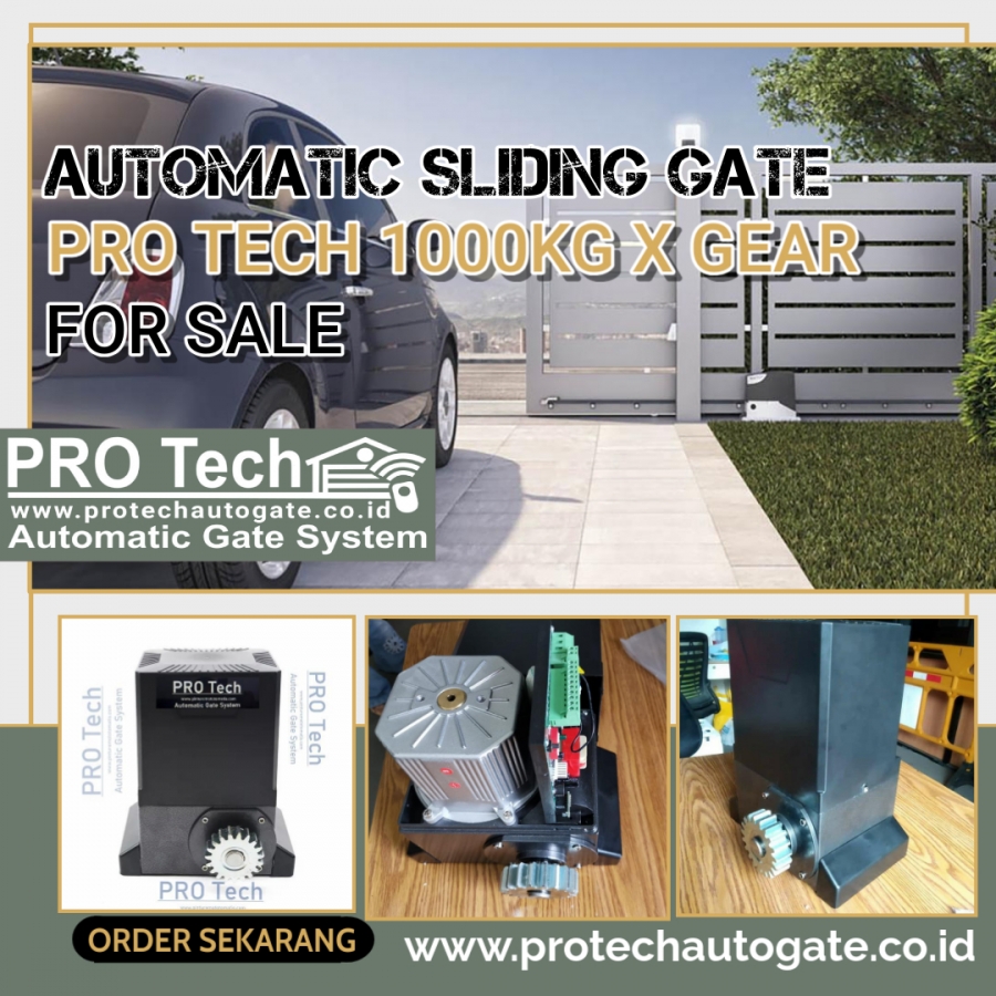 Automatic Sliding Gate 1000kg X Gear Rack