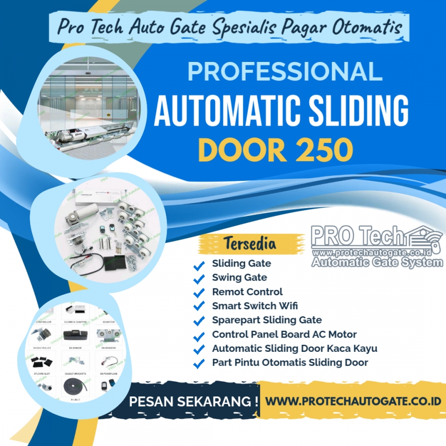 Automatic Sliding Door 250: Keunggulan, Spesifikasi, & Harga Terbaru
